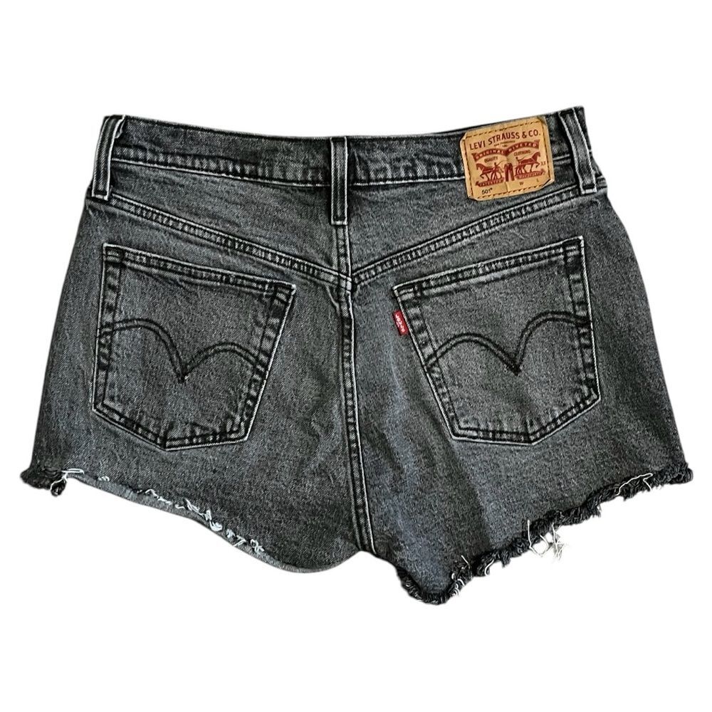 Levi’s 501 Cut Off Denim Shorts Women’s 29 Rodeo Western Festival Summer Relax